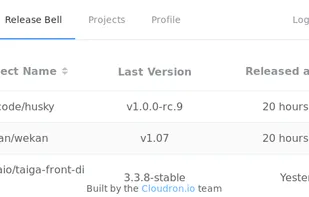 ReleaseBell screenshot 1