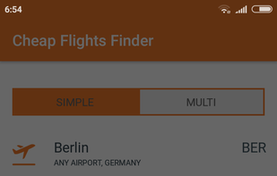 Cheap Flights - Flight Search app screenshot 1