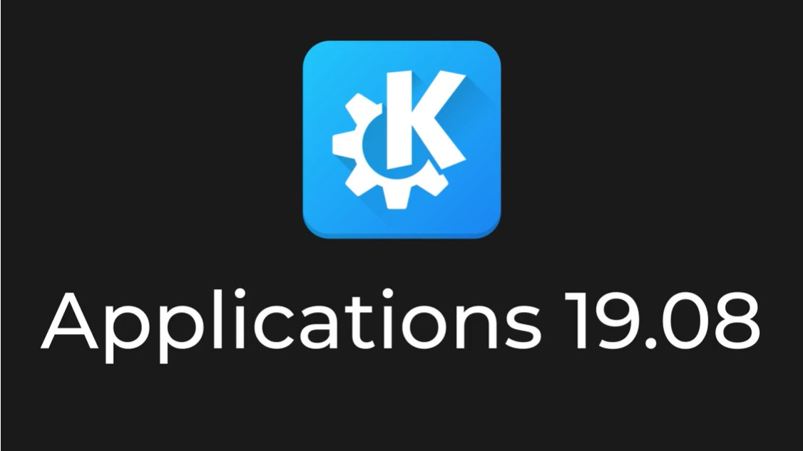 KDE Applications 19.08 has been released