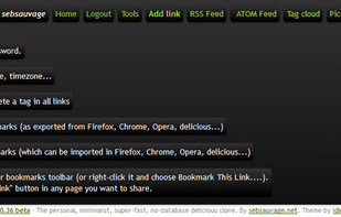 Shaarli screenshot 3