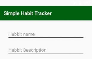 Simple Habit Tracker screenshot 1