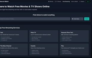 Where to watch screenshot 3