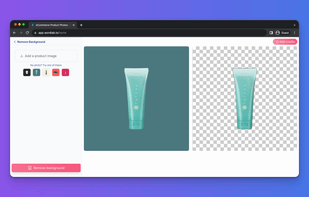 Remove background for eCommerce product photos