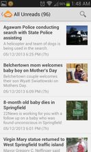 Western MA News Android screenshot of news articles