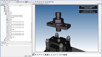 IceCube Builder editing an animation of a maintenance procedure