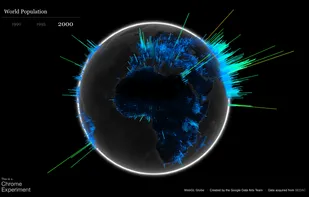 WebGL Globe screenshot 2