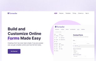 Landing page