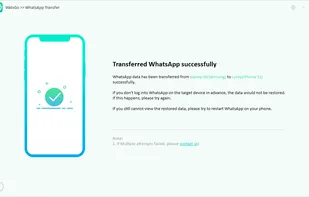 itoolab watgo transfer successfully