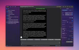 MindMac's main screen
