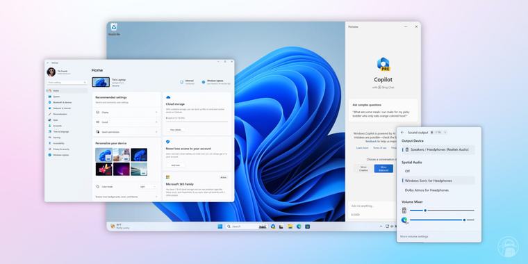 Windows Insiders in the Dev Channel now have access to AI-Powered 'Windows Copilot' feature in Windows 11 image