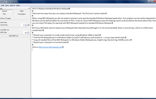 BDV Notepad screenshot 1