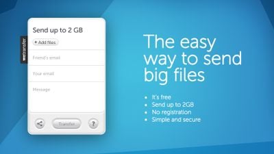 Smash's file transfer service just let us transfer a 33GB file for free