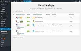 Membership screenshot 1