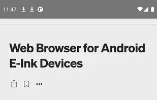 EinkBro screenshot 2