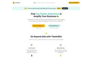 Main landing page