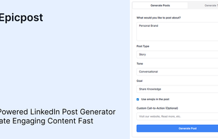 Linkedin post generator