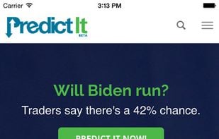 PredictIt screenshot 1