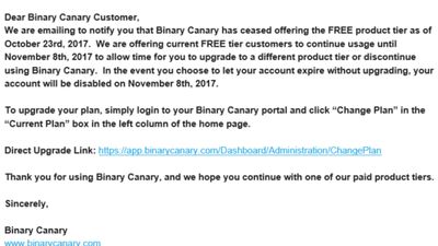 Binary Canary screenshot 1