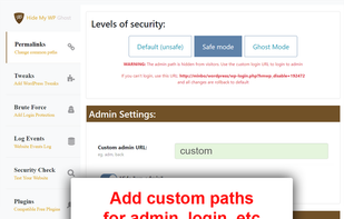 Hide My WP Ghost screenshot 1