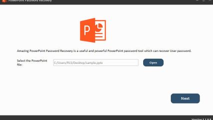 Free PowerPoint Password Recovery screenshot 1