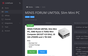 Product Display (Dark)