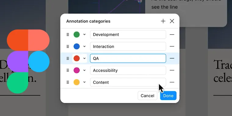 Figma introduces Annotations in Design Mode image