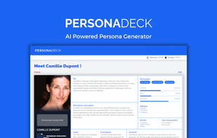 Personadeck.io screenshot 3