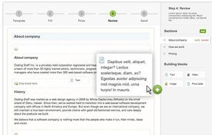 Speed up proposals writing with a library of text-block templates