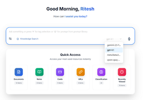 AI model flexibility for search