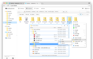 Archives create/extract/preview (zip, rar, 7z, tar, gzip, tgz) 