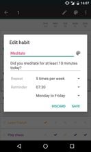Loop Habit Tracker screenshot 1