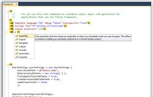 Devart T4 Editor screenshot 1