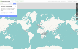 OpenHistoricalMap screenshot 1