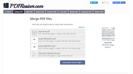 PDF Resizer screenshot 1
