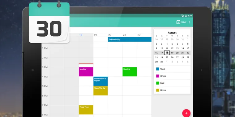 Etar Calendar updates to Material3 and improves attendee handling image