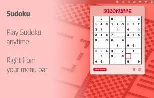 Sudokubar screenshot 1