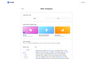 Creally screenshot 1