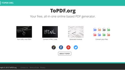 ToPDF.org screenshot 1