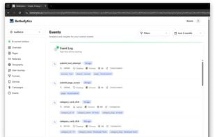 Real-time event log