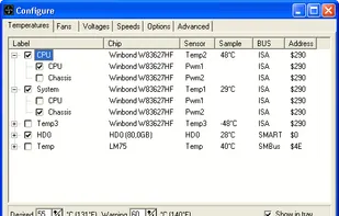 SpeedFan screenshot 1