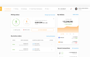 NiceHash screenshot 1