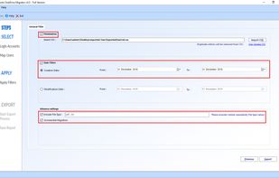 SysTools OneDrive Migrator screenshot 2