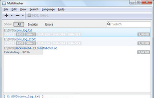 MultiHasher screenshot 1