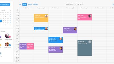 DHTMLX Scheduler - Doctor Appointment Demo