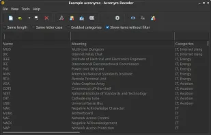 Acronym Decoder screenshot 1