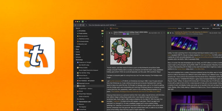 Tiny Tiny RSS to shut down as developer ends project entirely by November 1st, 2025 image