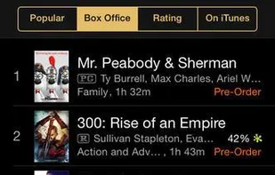 iTunes Movie Trailers screenshot 2