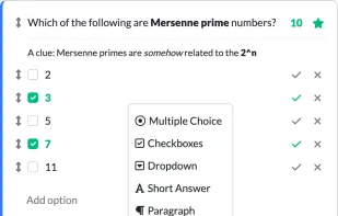 Build powerful quizzes