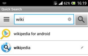 Quick Search screenshot 1