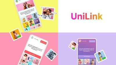 UniLink mobile landing page